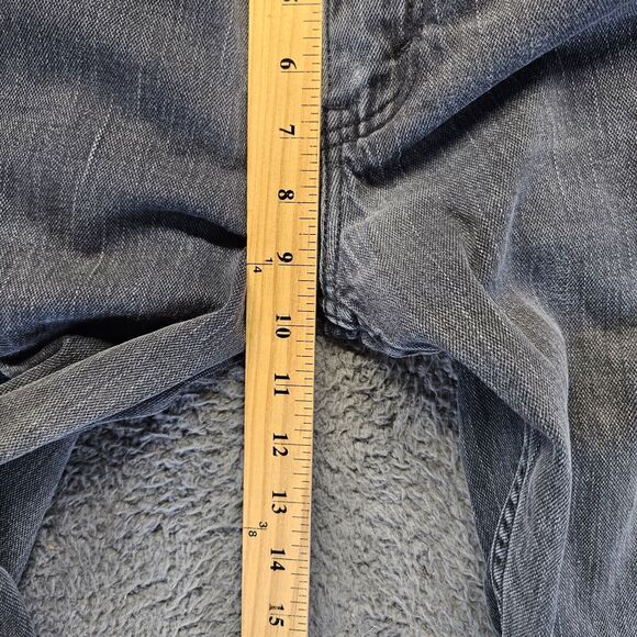 Levis 514 Jeans Men Size 32x34 Black Denim Straight Leg Zip Fly‎ - Picture 4 of 11
